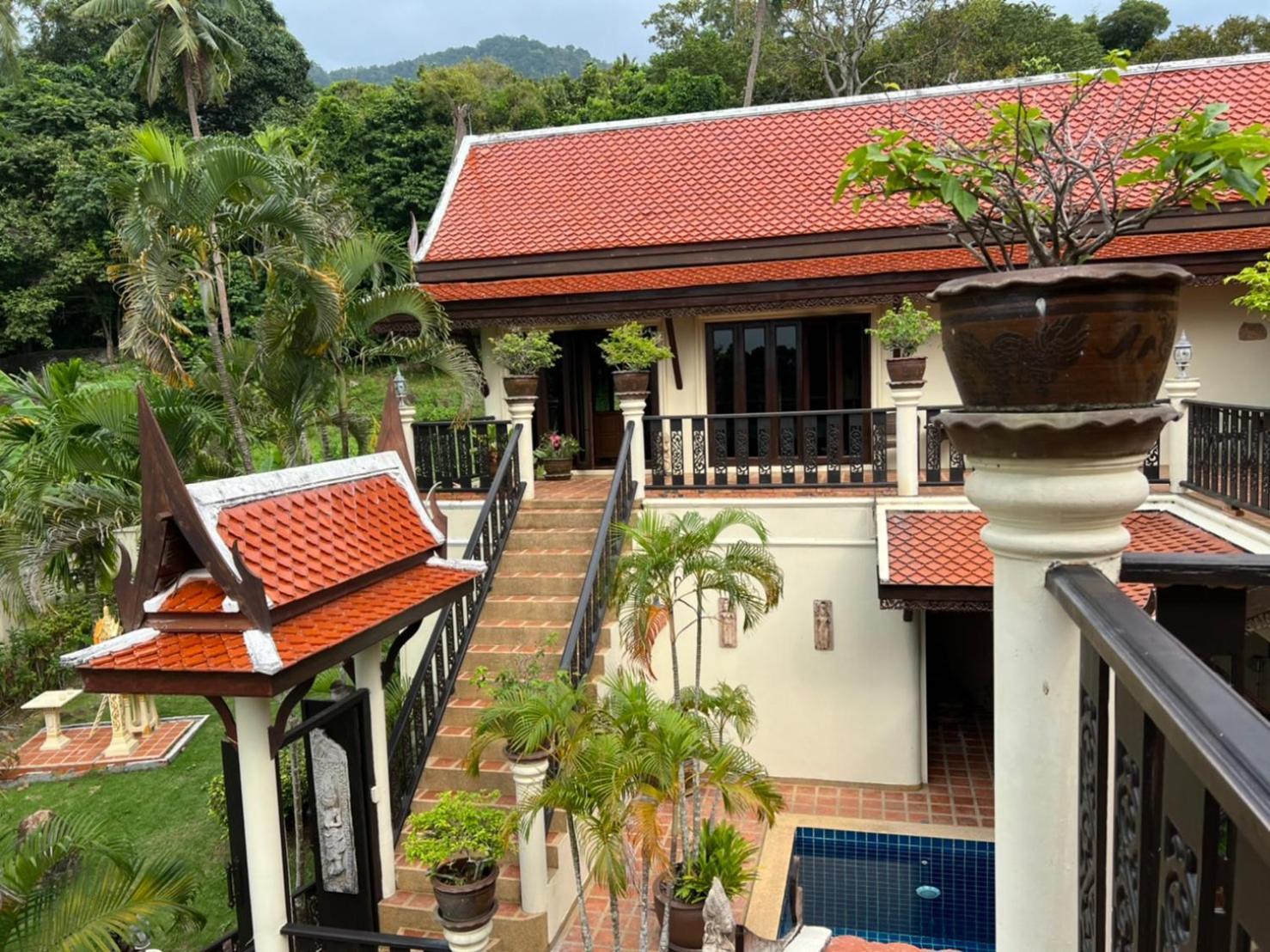 Baan Suvarnabhumi Entire 5 Beds Private Pool On Hill Side * Amphoe Koksamui